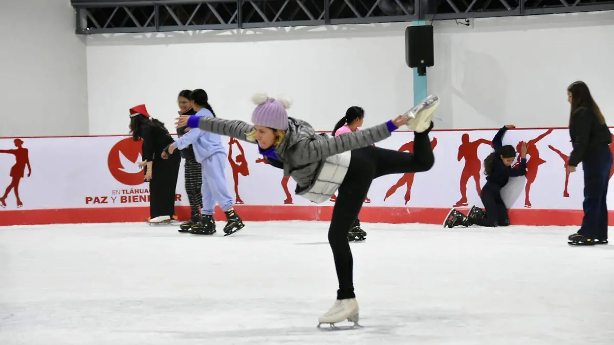 pista hielo Cortesía Alcaldía Tláhuac